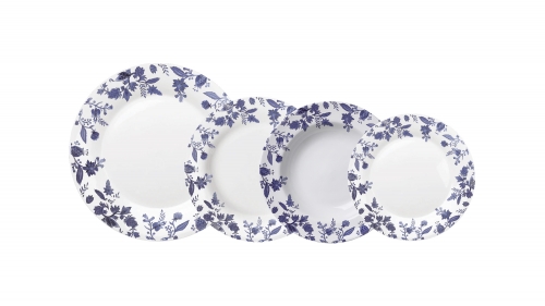 Pratos decorados opaline