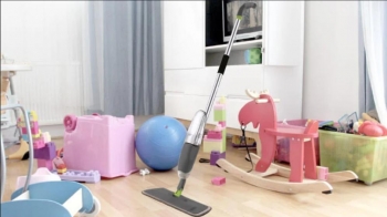 Limpeza pós festas com MOP Spray Celeste